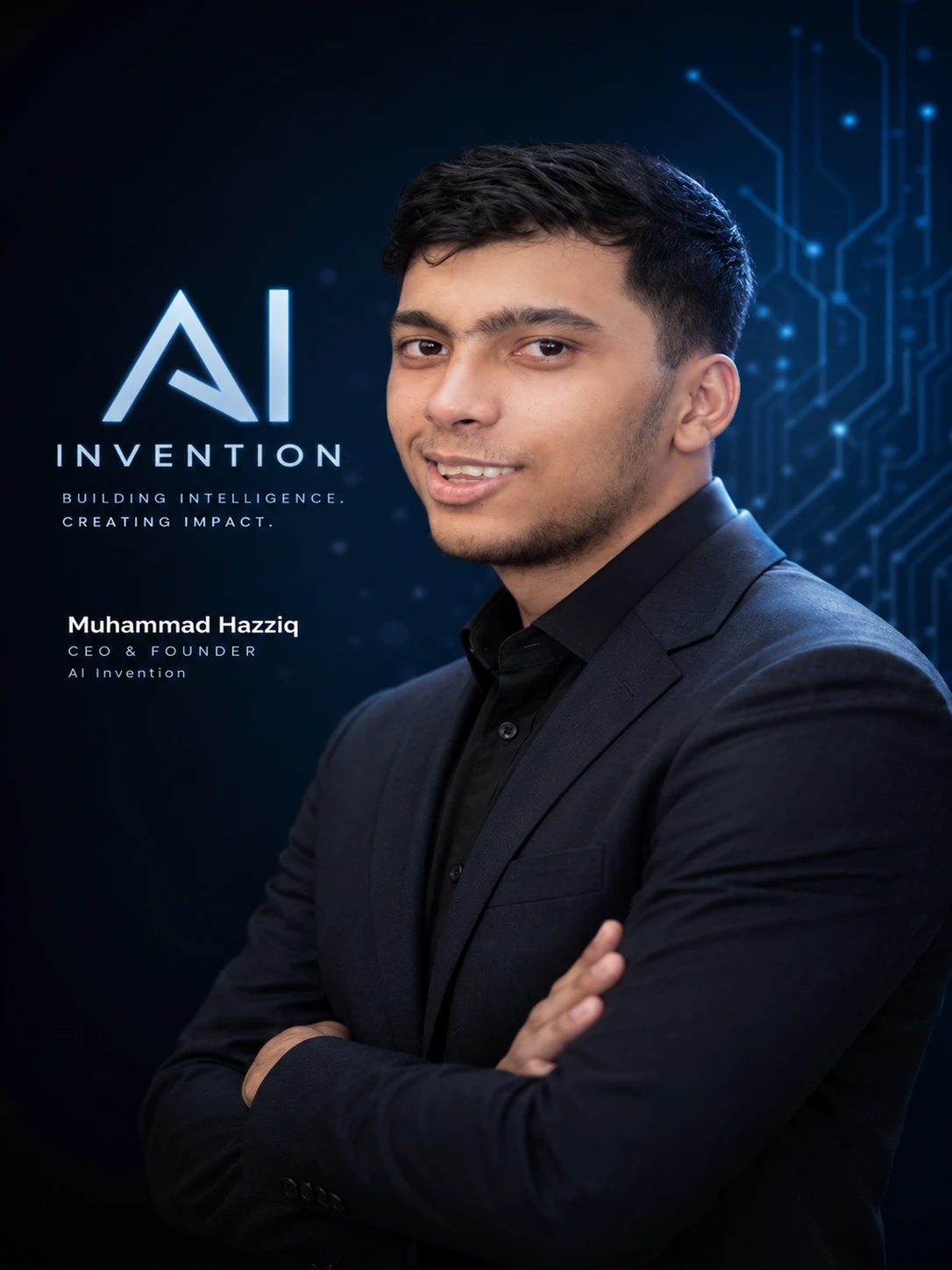 Muhammad Hazziq, Founder and CEO of AI Invention